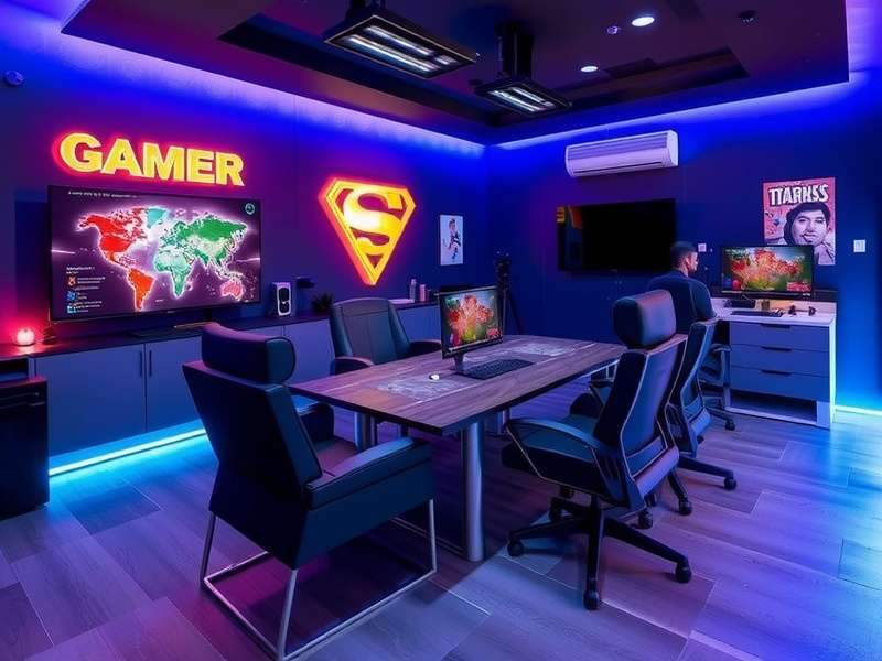 Game development team collaborating